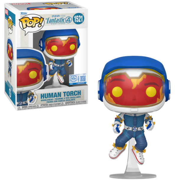 Funko POP! Marvel HUMAN TORCH 1521 THE FANTASTIC FOUR: FIRST STEPS Exclusive