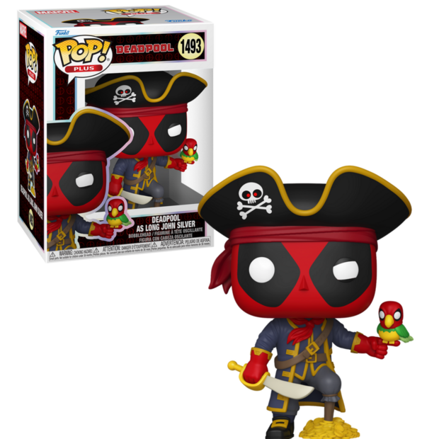 FUNKO POP!  DEADPOOL AS LONG JOHN SILVER 1493 DEADPOOL