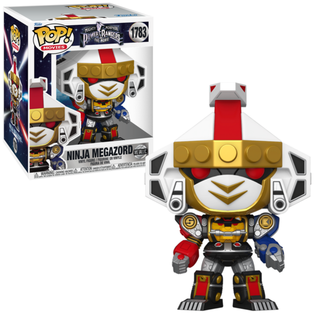 FUNKO POP! NINJA MEGAZORD 6 INCH METALLIC 1783 POWER RANGERS MOVIE