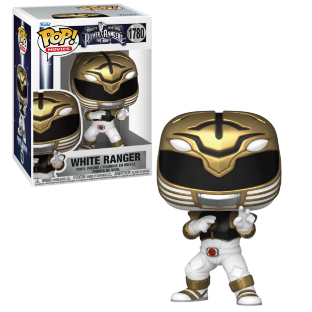 FUNKO POP! WHITE RANGER 1780 POWER RANGERS MOVIE
