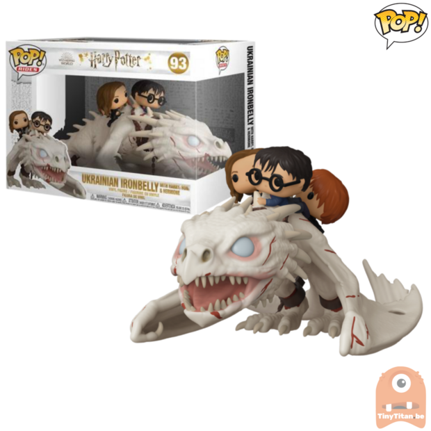 Funko POP! Rides Harry Potter 93 Ukrainian IronBelly w/ Harry, Ron &amp; Hermione