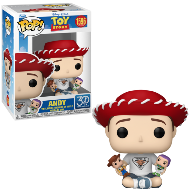 FUNKO POP! Andy 1596 Toy Story 30TH Disney