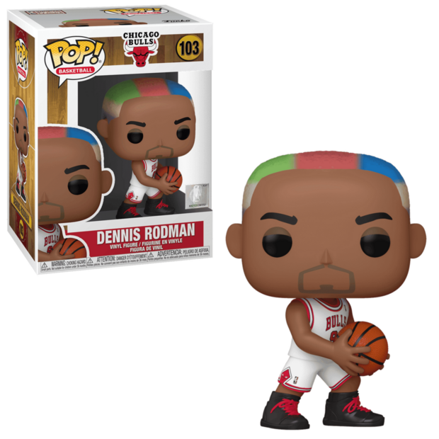 Funko POP! Sports Dennis Rodman Bulls Home 103 NBA R