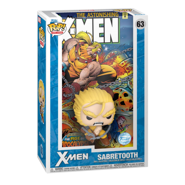Funko POP! Marvel Comic Cover: X-Men - Sabretooth 63 Exclusive