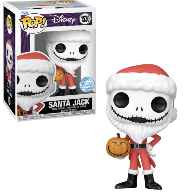 Funko POP! Disney: The Nightmare Before Christmas - Santa Jack with Jackolantern 1530 Exclusive