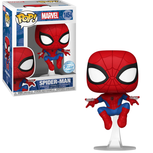 Funko POP!  Marvel: Spider-Man - Spider-Man (with Webshooters) 1454 Exclusive