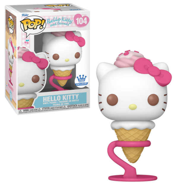 Funko POP! Sanrio: Hello Kitty And Friends - HELLO KITTY AS ICE CREAM CONE 104 Exclusive