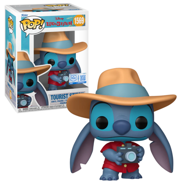 FUNKO POP! Tourist Stitch 1569 LILO AND STITCH Exclusive