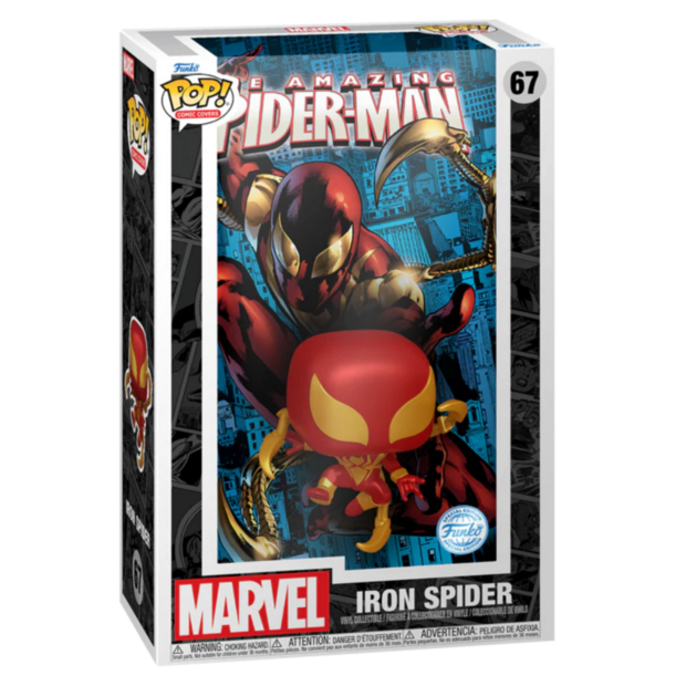 Funko POP! Marvel Comic Cover: The Amazing Spider-Man 67 Iron Spider Exclusive
