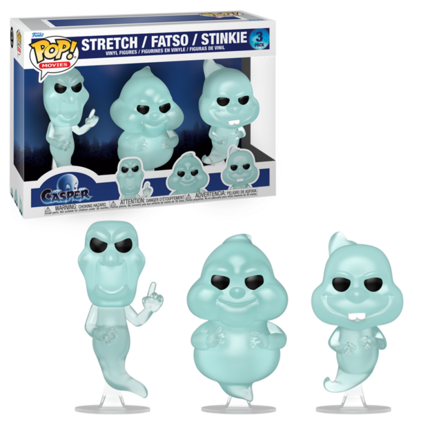 FUNKO POP! Stretch, Fatso &amp; Stinkie 3-pack Casper 30th