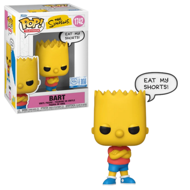 Funko POP! THE SIMPSONS 1742 Bart (Eat my shorts!) Exclusive