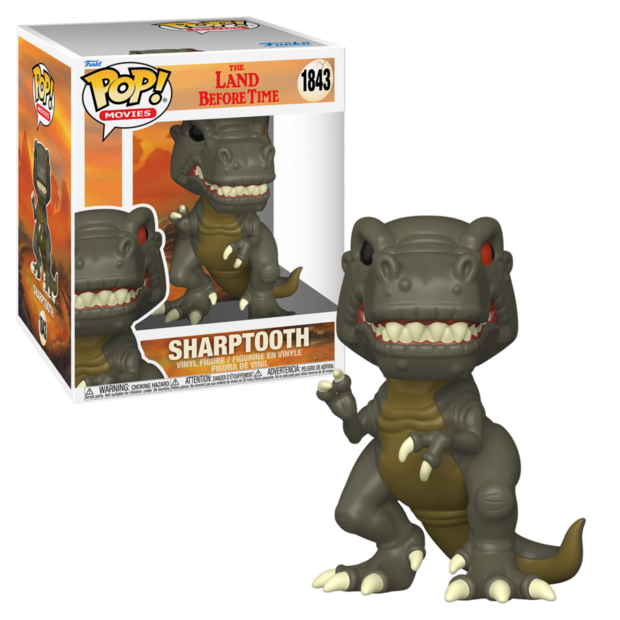FUNKO POP! Sharptooth (Tyrannosaurus) 6 INCH 1843 The Land Before