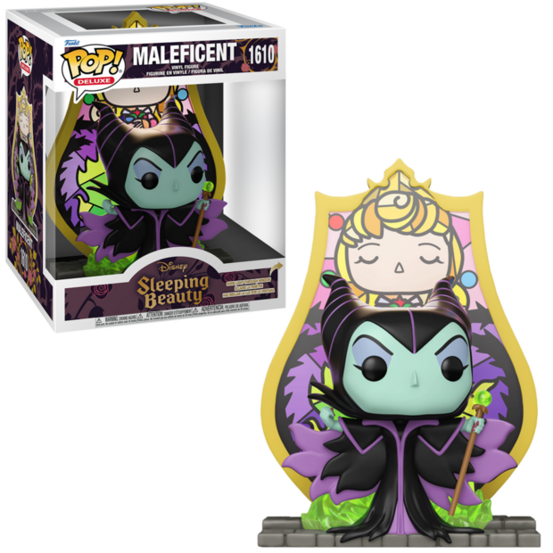 FUNKO POP! DLX MALEFICENT STAINED GLASS 1610 VILLAINS