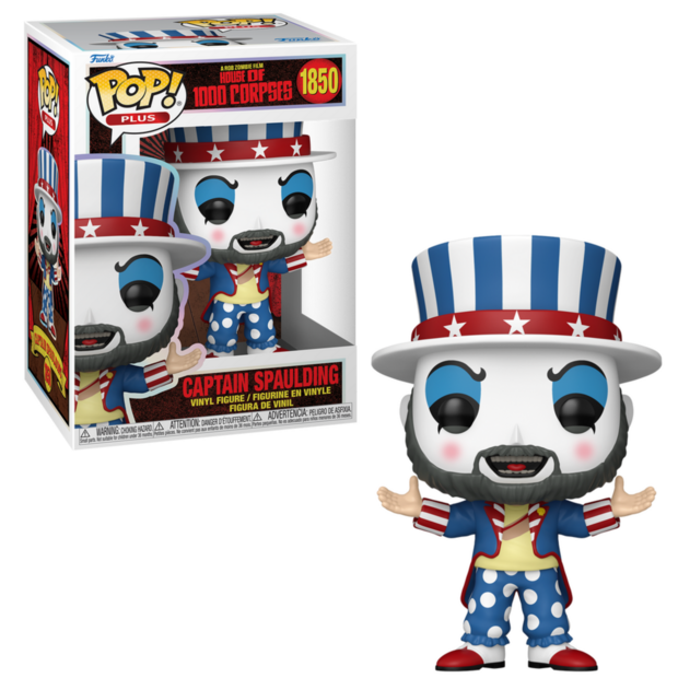 FUNKO POP PLUS! CAPT. SPLAULDING 1850 HOUSE OF A THOUSAND CORPSES