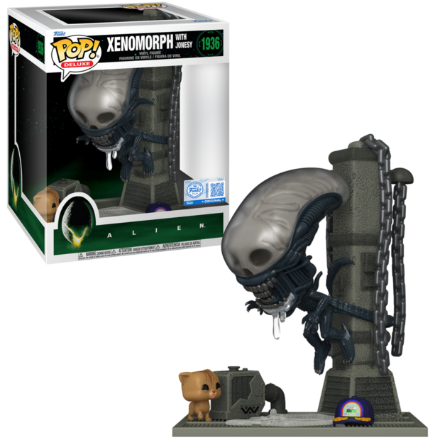 FUNKO POP! DLX Xenomorph With Jonesy 1936 ALIEN Exclusive