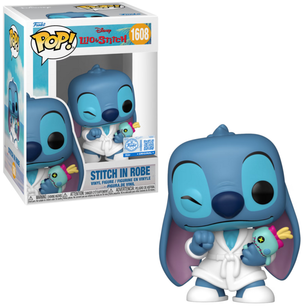 FUNKO POP! STITCH IN ROBE 1608 LILO &amp; STITCH Exclusive