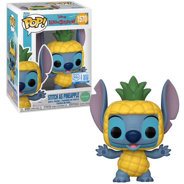 Funko POP! Disney: Lilo &amp; Stitch - Stitch as Pineapple (Scented) 1570 EXCLUSIVE