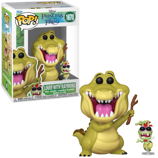 Funko POP! PRINCESS ET THE FROG 1670 Louis with Raymond