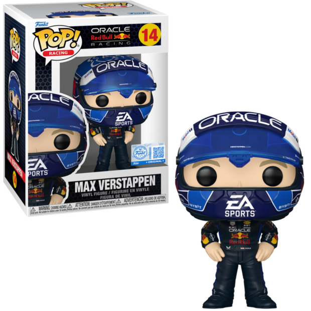 Funko POP! RACING 14 Max Verstappen with USA Helmet EXCLUSIVE