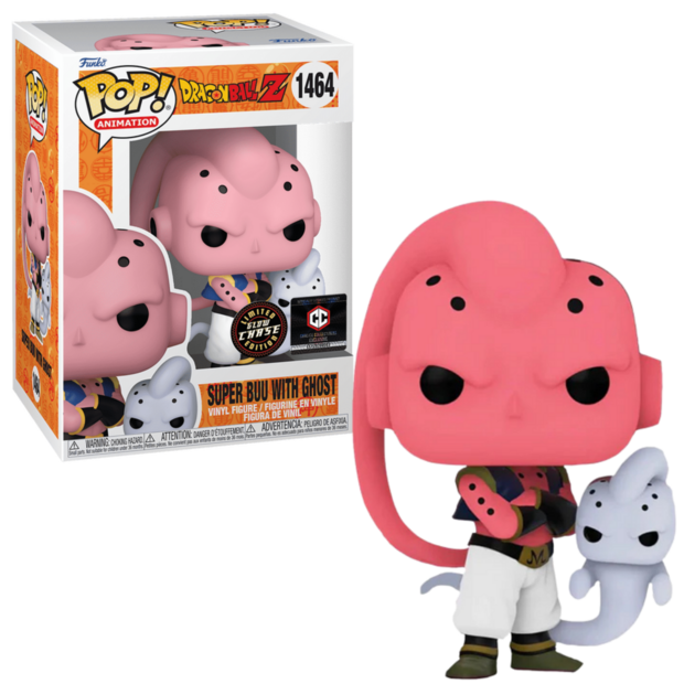 Funko Pop!  Super Buu With Ghost GITD CHASE 1464 Dragon Ball Z Chalice Collectibles Exclusive