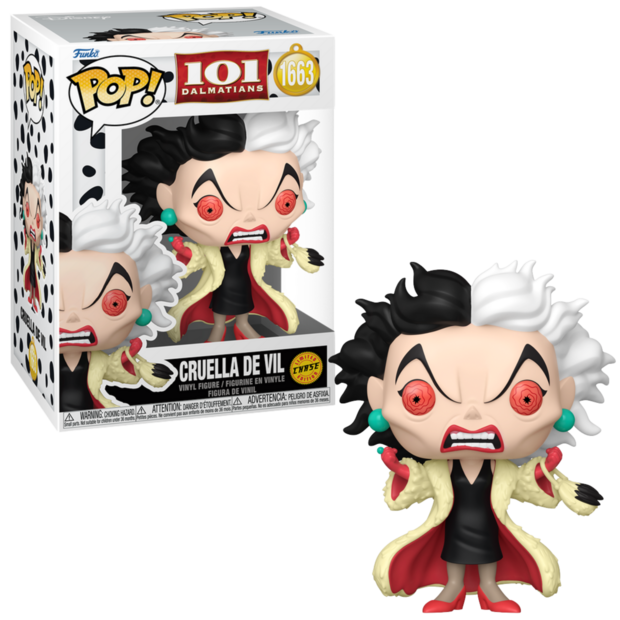 Funko POP! 101 DALMATIANS 1663 Cruella De Vil CHASE
