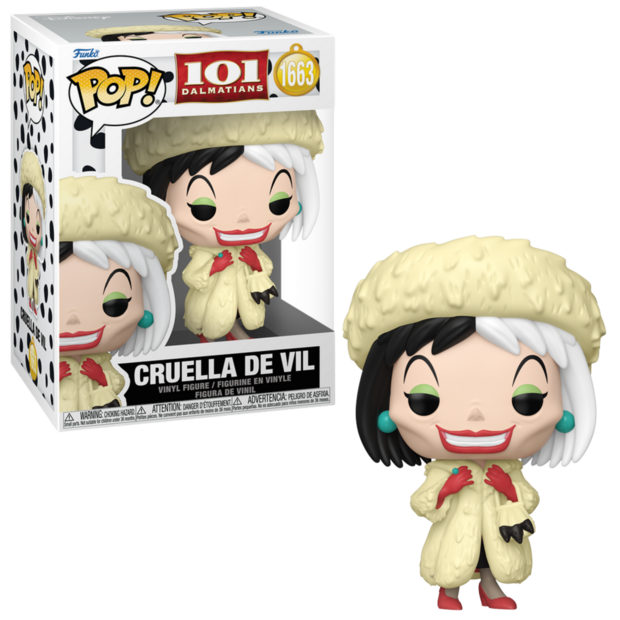 Funko POP! 101 DALMATIANS 1663 Cruella De Vil
