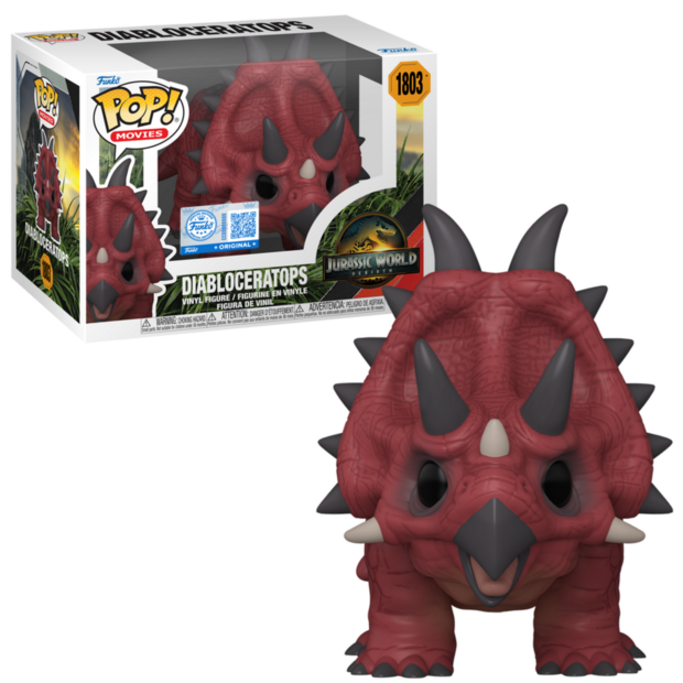 FUNKO POP! Jurassic World 1803 Diabloceratops Exclusive