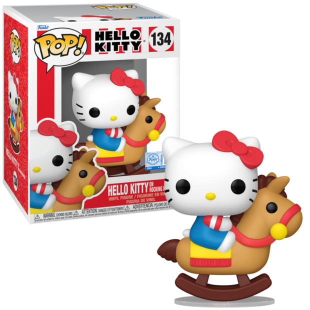 Funko POP! HELLO KITTY 134 Hello Kitty on Rocking Horse EXCLUSIVE