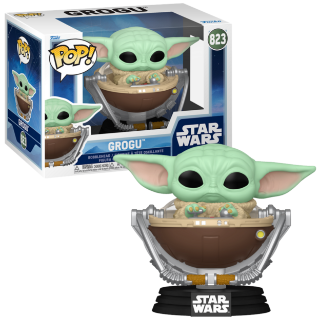 Funko POP! MANDALORIAN &amp; GROGU 823 Grogu in Pram