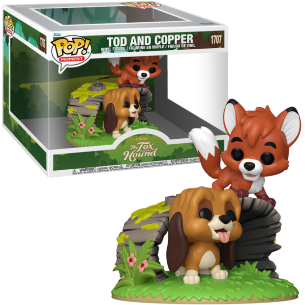Funko POP! Moments THE FOW AND THE HOUND 1707 Tod &amp; Copper