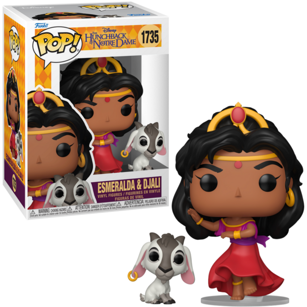 Funko POP! HUNCHBACK OF NOTRE DAME 1735 Esmeralda &amp; Djali