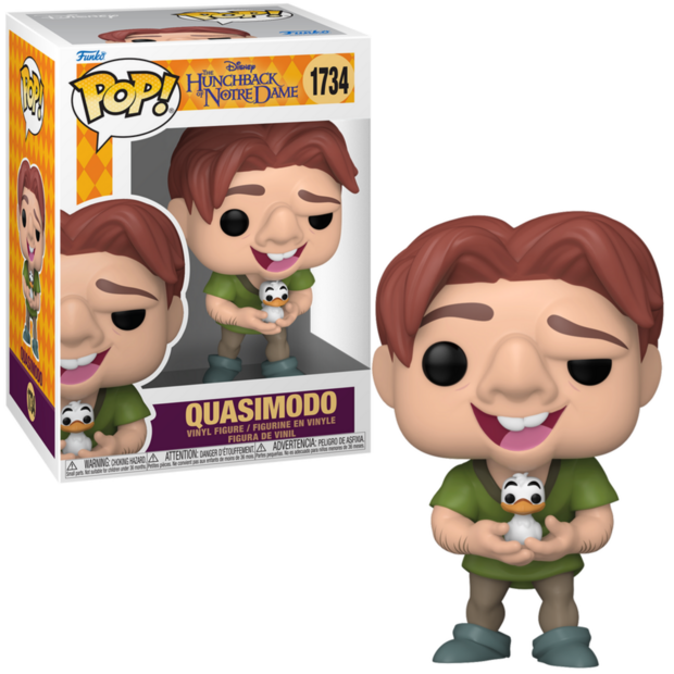 Funko POP! HUNCHBACK OF NOTRE DAME 1734 Quasimodo with bird