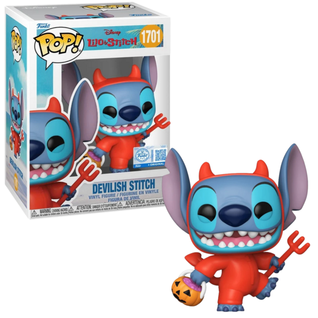 Funko POP! Lilo &amp; Stitch 1701 Stitch as Devil EXCLUSIVE