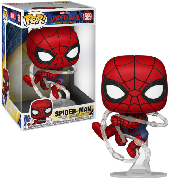 Funko POP! Jumbo Spider-Man 10 INCH 1589 SPIDER-MAN BRAND NEW DAY