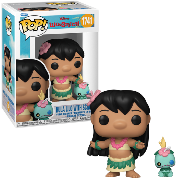 Funko POP! LILO &amp; STITCH 1741 Hula Lilo with Scrump