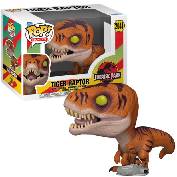 Funko POP! JURASSIC PARK 2041 Tiger Raptor