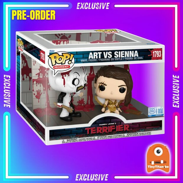 Funko POP! TERRIFIER 1793 Art Vs Sienna EXCLUSIVE Pre-Order