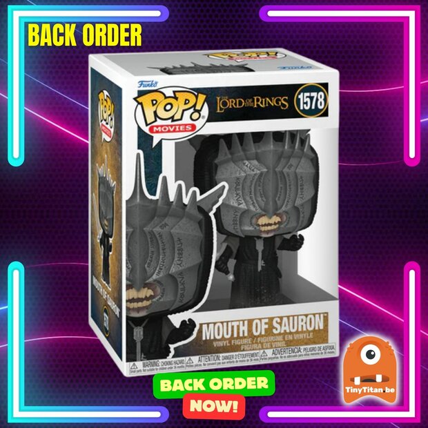 Funko POP! LORD OF THE RINGS 1578 Mouth of Sauron Back Order