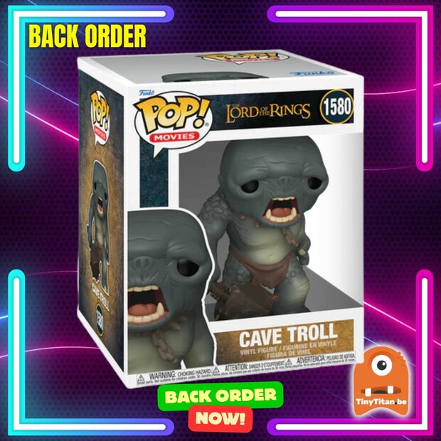 Funko POP! LORD OF THE RINGS 1580 Cave Troll Back Order