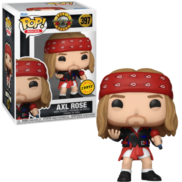 Funko POP! GUN N ROSES 397 Axel Rose (1980's) Chase