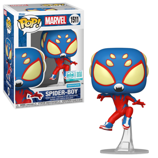Funko POP! Marvel Spider-Boy 1511 9500pcs Limited Edtion Supreme Exclusive
