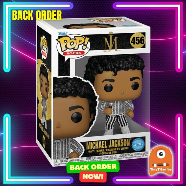 Funko POP! MICHAEL JACKSON 456 Rock with you (Glitter) Back Order