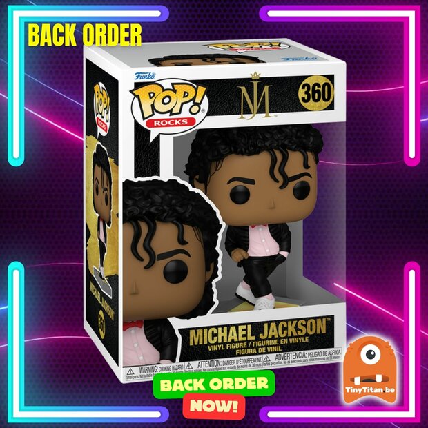 Funko POP! MICHAEL JACKSON 360 Billie Jean Back Order