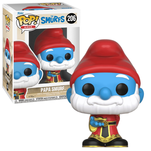 Funko POP! Papa Smurf 206 The Smurfs Asia Exclusive