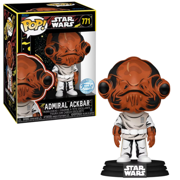 Funko POP! Retro Admiral Ackbar 771 Star Wars Exclusive