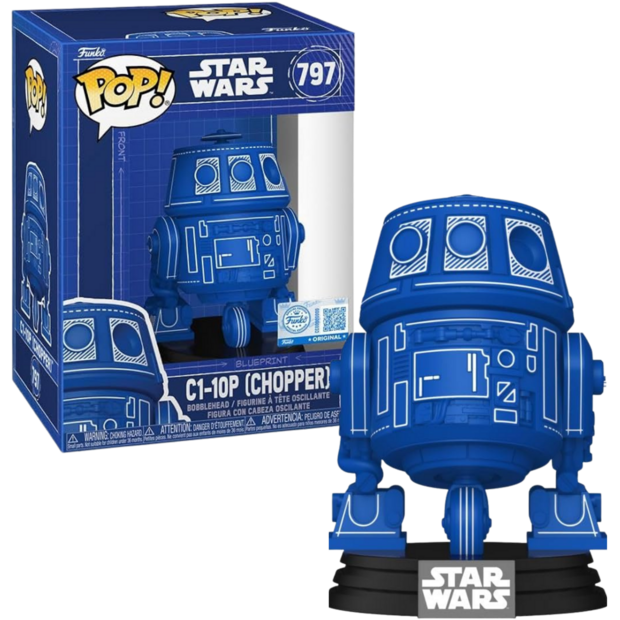 Funko POP!  C1-10P Chopper Blueprint 797 Star Wars Exclusive