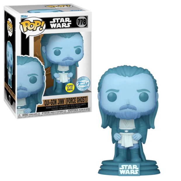 Funko POP!  Qui-Gon Jinn Force Ghost 778 Star Wars Exclusive