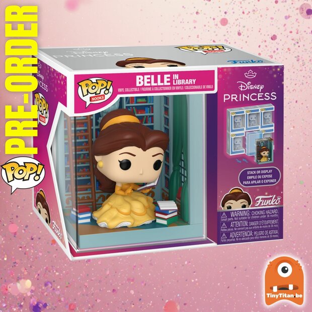 Funko POP! BEAUTY AND THE BEAST Nooks Belle in Library Pre-Order