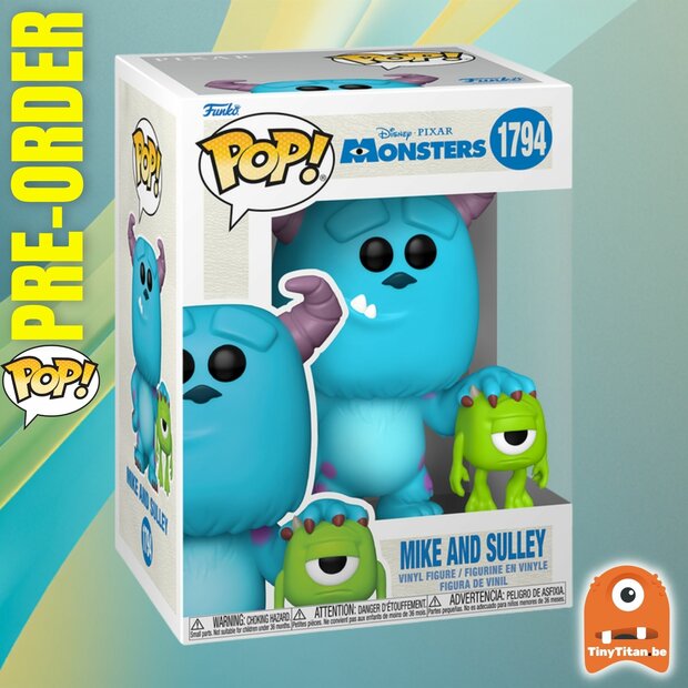 Funko POP! MONSTERS INC 1794 Mike with Sully Pre-Order