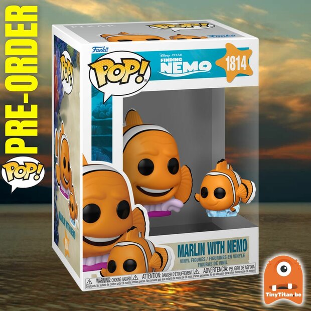 Funko POP! FINDING NEMO 1814 Marlin with Nemo Pre-Order